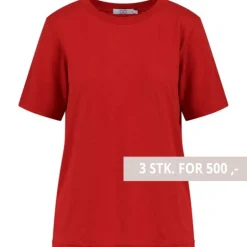 Coster Copenhagen CCH1118 Regular T-Shirt 605 Berry Red