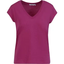 Coster Copenhagen CCH1101 V-Neck T-Shirt 693 Mørkerød