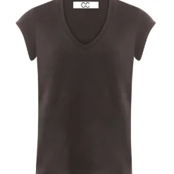 COSTER COPENHAGEN CCH1101 V-NECK T-SHIRT SORT