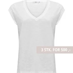 COSTER COPENHAGEN CCH1101 V-NECK T-SHIRT HVID