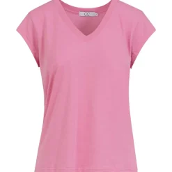 Coster Copenhagen CCH1101 V-Neck T-Shirt 603 Pink