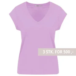 Coster Copenhagen CCH1101 V-Neck T-Shirt 824 Lilla