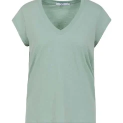 Coster Copenhagen CCH1101 V-Neck T-Shirt 462 Minty Green