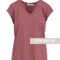 Coster Copenhagen CCH1101 V-Neck T-Shirt Apple Butter