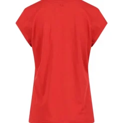 Coster Copenhagen CCH1101 V-Neck T-Shirt 605 Berry Red