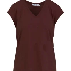Coster Copenhagen CCH1101 V-Neck T-Shirt Chocolate Nut