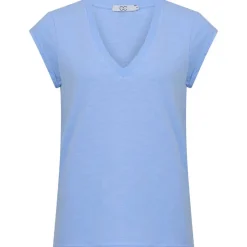 COSTER COPENHAGEN CCH1101 V-NECK T-SHIRT 588 LYSEBLÅ