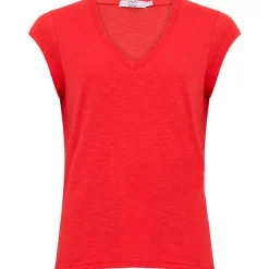 COSTER COPENHAGEN CCH1101 V-NECK T-SHIRT RØD