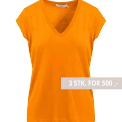 COSTER COPENHAGEN CCH1101 V-NECK T-SHIRT 703 ORANGE