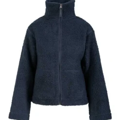 Coster Copenhagen Jamie Fleece Zip Sweater Navy