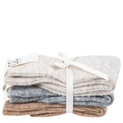 Coster Copenhagen Snuggle Wool Mix Socks (3-Pack) Melange Mix