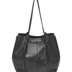 Depeche 16160 Exclusive Leather Shopper Black