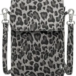 Depeche 16044 Mobilebag Grey Leo Print