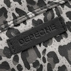 Depeche 16044 Mobilebag Grey Leo Print