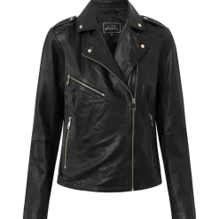 DEPECHE 50964 NOORADEP BIKER LEATHER JACKET SORT