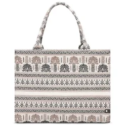 Depeche 16154 Shopper Sand Printed