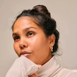 Enamel Avaya Hoops Guld