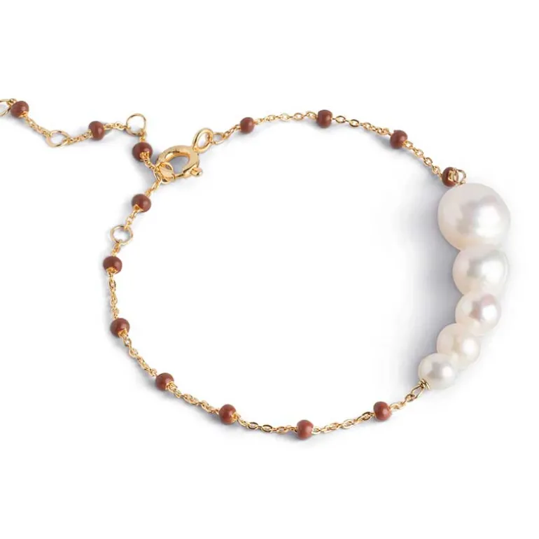 Enamel B130G Kobber Lola Carmen Bracelet Guld