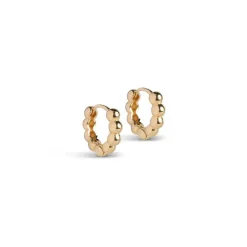Enamel E404G Ball Hoops Small Guld