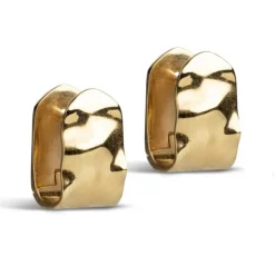 Enamel E388G Ziva Hoops Gold