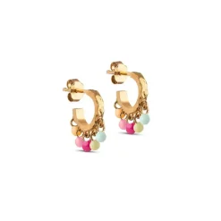 Enamel E309GM Astrid Earring Rainbow