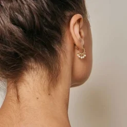 Enamel E309GM Astrid Earring Pearl