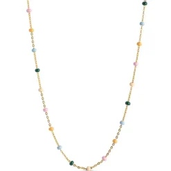 ENAMEL LOLA ELEGANT NECKLACE GULD
