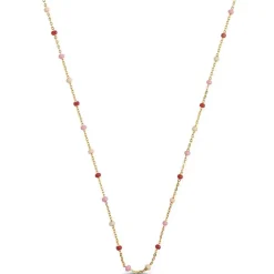 Enamel N55G Lola Necklace Rosie & Guld