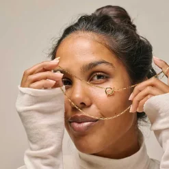 Enamel Noel 50 CM Necklace Guld