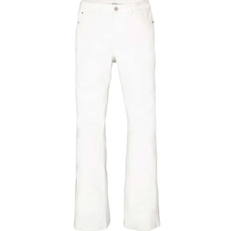 Garcia 245 - 5057 Celia Flare Jeans Hvid