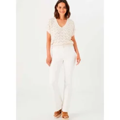 Garcia 245 - 5057 Celia Flare Jeans Hvid