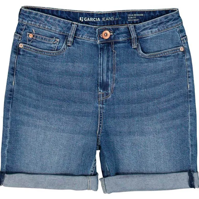 Garcia 273-7754 Celia Bermuda Shorts Blå
