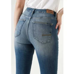 GARCIA 244-4997 CELIA SUPERSLIM FIT VINTAGE USED BLÅ