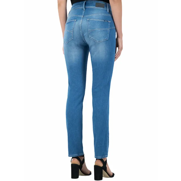GARCIA CARO 285 CURVED SLIM FIT 7749 BLÅ