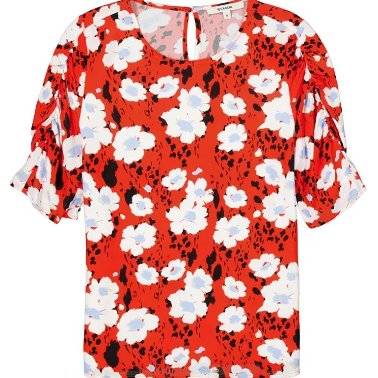 GARCIA D10031 LADIES SHIRT RØD