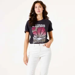 Garcia D50007 Ladies T-shirt SS Antracite
