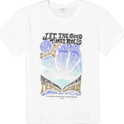 Garcia D50007 Ladies T-Shirt SS Off White