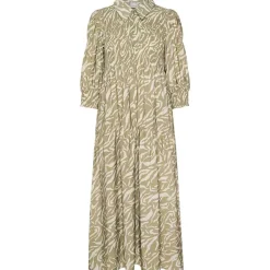 GESTUZ ANDAGZ LONG DRESS ARMY