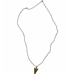 HIPZEN MESSING KÆDE MED PIL VEDHÆNG GULD