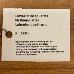 HIPZEN NECKLACE GRÅ