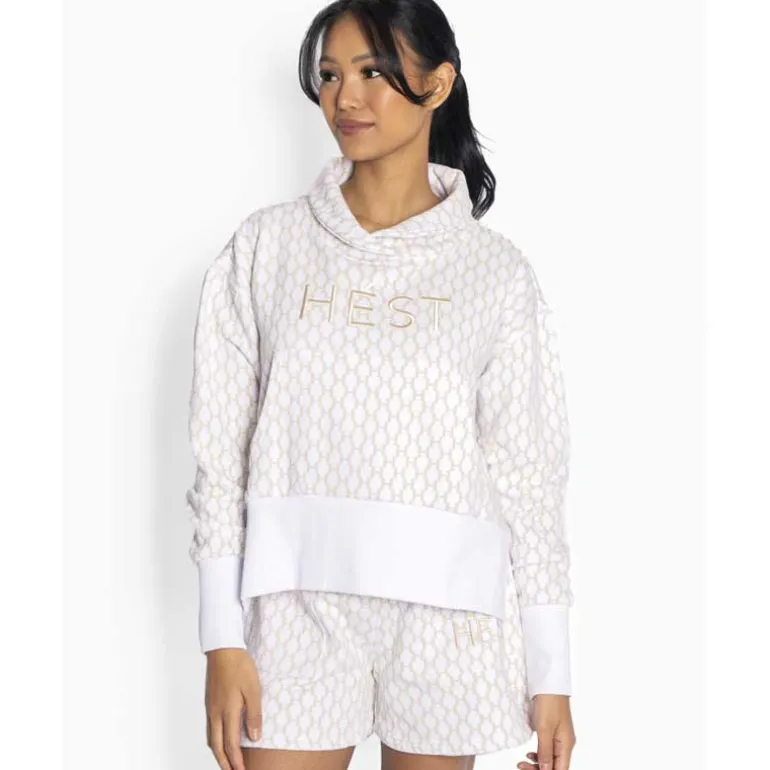 Hést Amara Sweatshirt White Alyssum