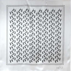 HÉST FROYA SILK SMALL SCARF HVID