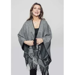 HÉST HS1074 SHAWL GRÅ