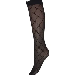 Hype The Detail 46013-1100 Knee High Logo Socks Black