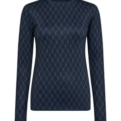 Hype The Detail 200-14-42 Printed Blouse Blue