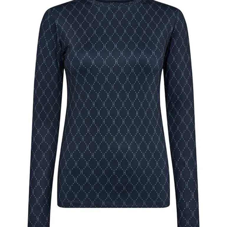 Hype The Detail 200-14-42 Printed Blouse Blue