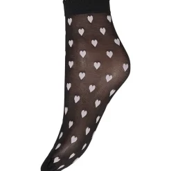 Hype The Detail 21040-75-6212 Socks Hearts 20DEN Black