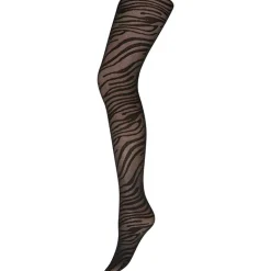 Hype The Detail 16067-77-1102 Zebra Tights Black