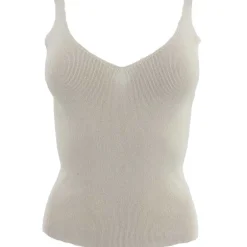 J By J 8074 Knit Top Beige