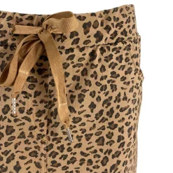 J By J 50353 Leo Stretch Skirt Leopard